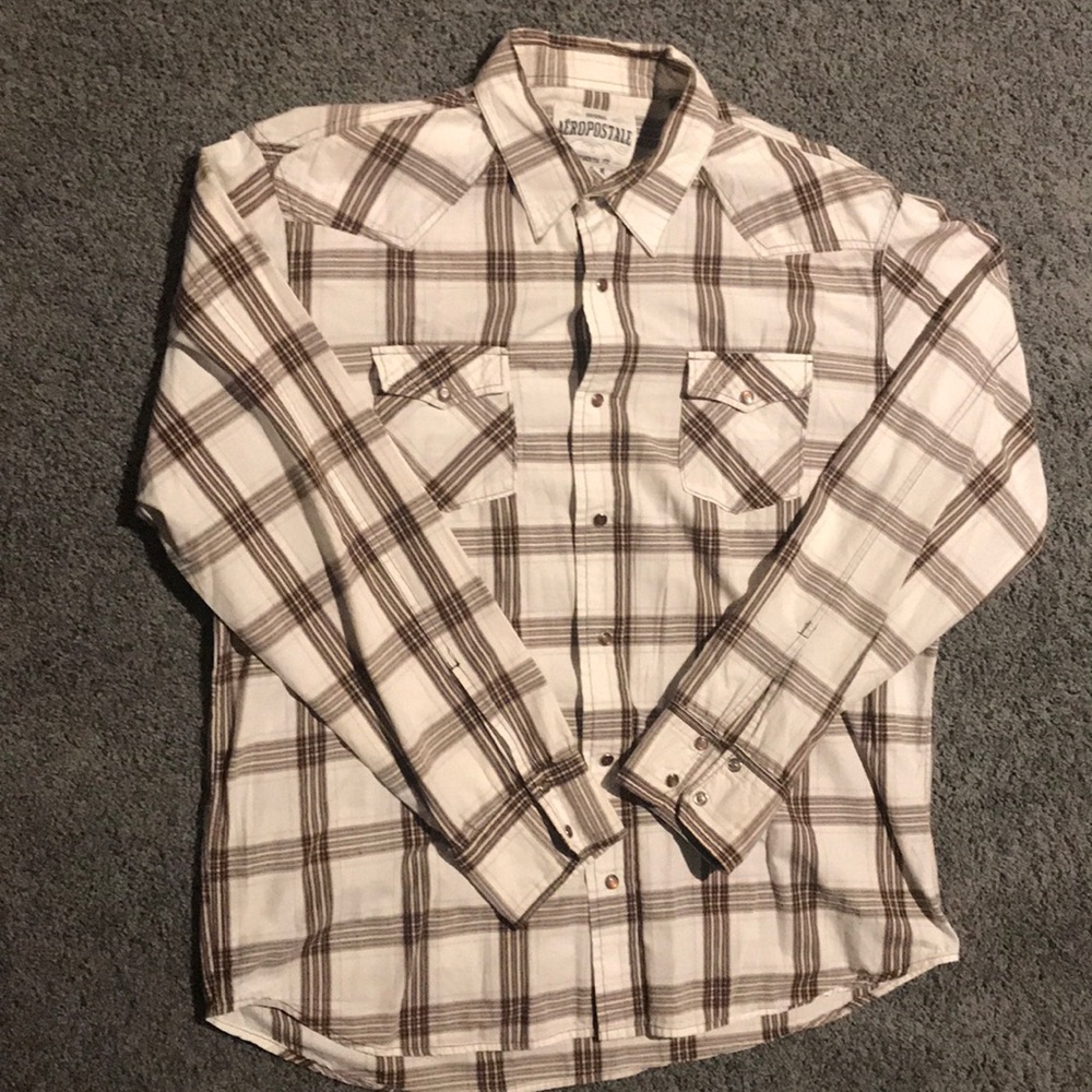 Aeropostale Men’s Plaid Top